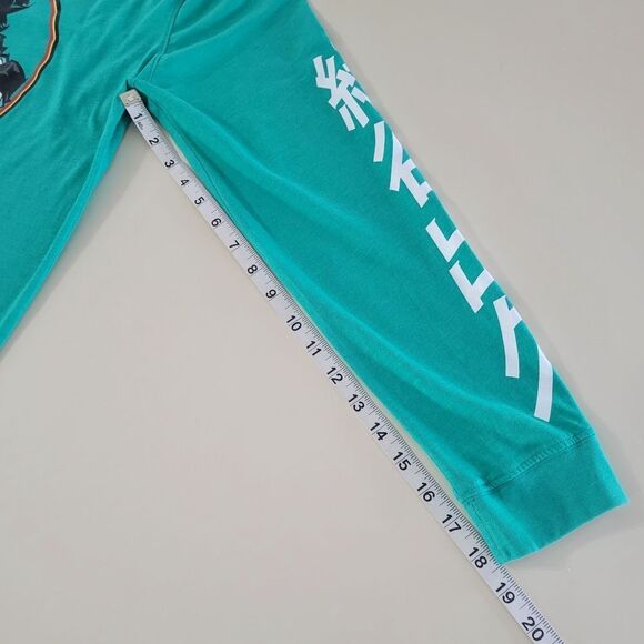 My Hero Academia Teal Crewneck Graphic Long Sleeve Tee - Picture 12 of 16
